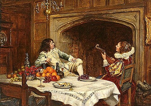 An old Song, 1910, Frank Moss Bennett
