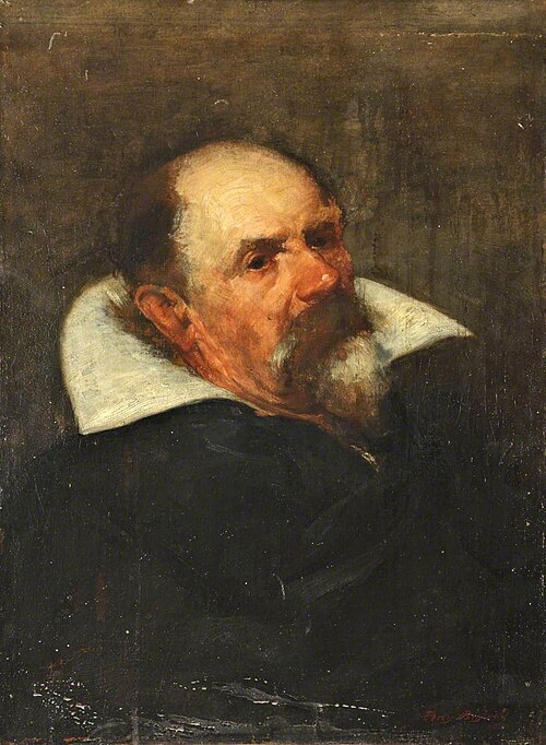 Man with a Beard, 1880, Percy Bigland