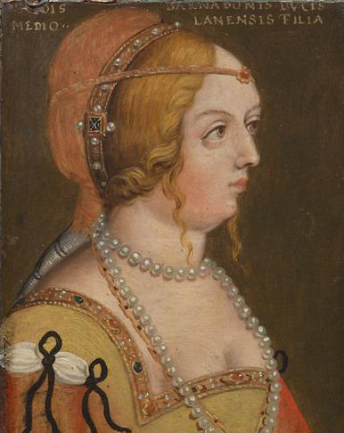Portrait of Viridis Visconti (1352–1414), 1583, Anton Boys
