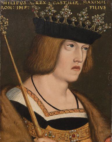 Porträt des König Philipp I. des Schönen, 1550, Anton Boys