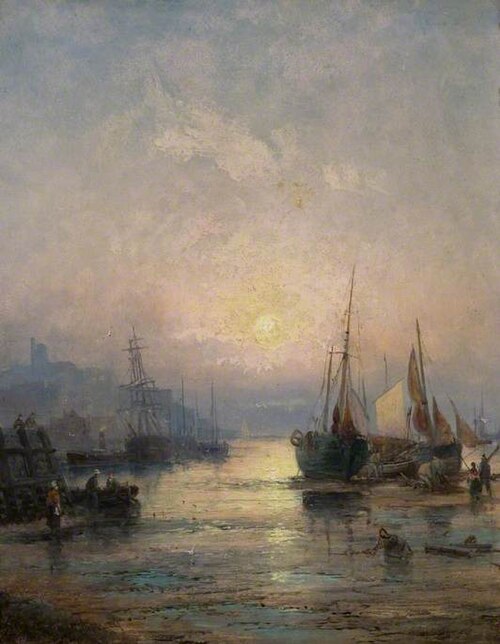 Sunrise, Low Tide, Leigh, , William Thornley