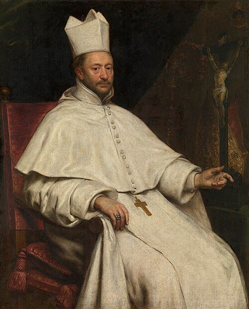 Norbertus van Couwerven, abbot of St Michael's, 1657, Katharina Pepyn