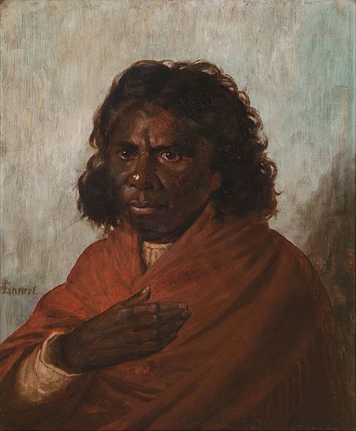 An Aboriginal Queen, 1891, Louis Tannert
