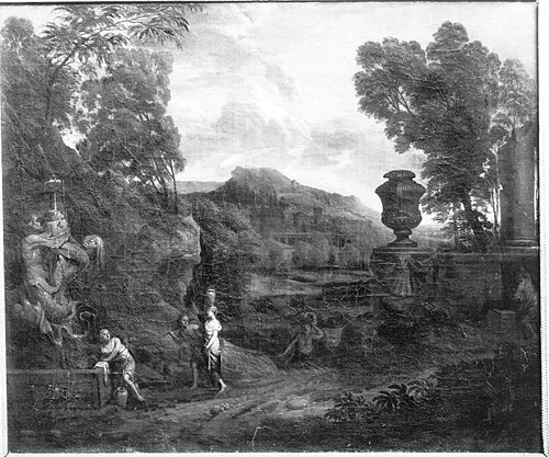 Italienisch-klassische Landschaft, 1692, Pieter Rijsbraeck