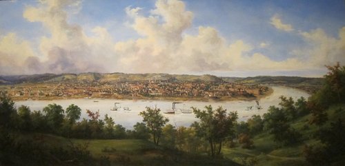 View of Cincinnati, 1853, Edward Beyer