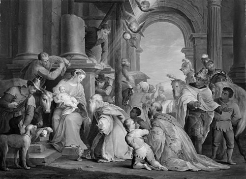 The Adoration of the Magi, 1755, Jacob Andries Beschey