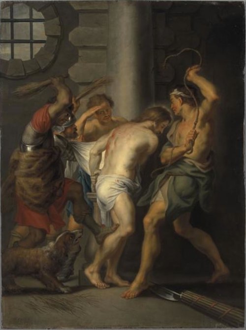 The flagellation of Christ, 1750, Jacob Andries Beschey