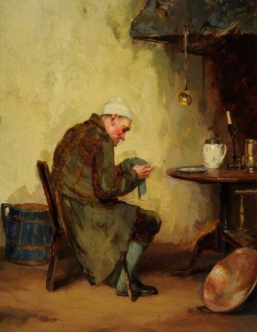 A Stitch in Time Saves Nine, 1880, Howard Helmick