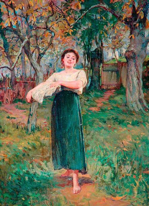 The Laundry Maid, 1883, Howard Helmick