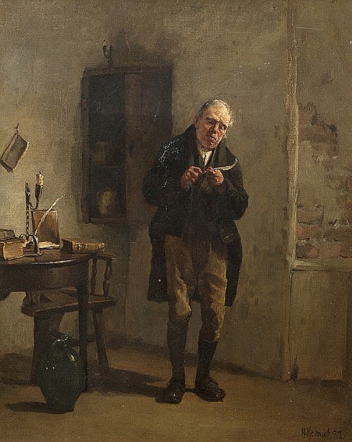 A faulty quill, 1882, Howard Helmick