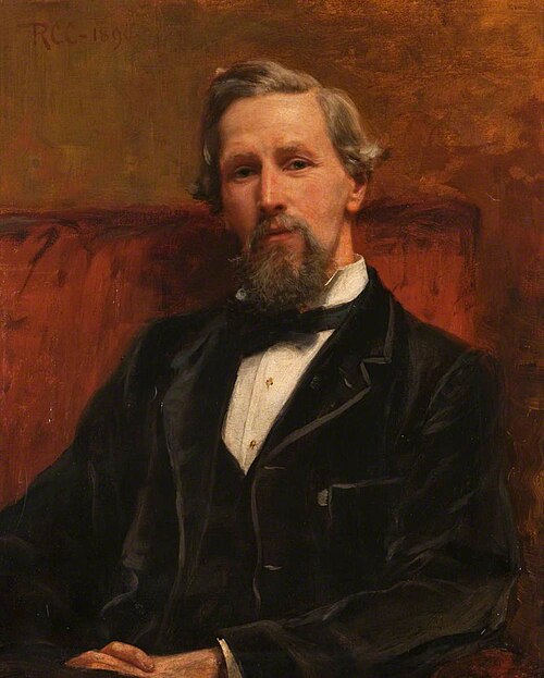 William Loudon Reid (1845–1931), MD, President of the Faculty of Physicians and Surgeons of Glasgow , 1890, Robert Cree Crawford
