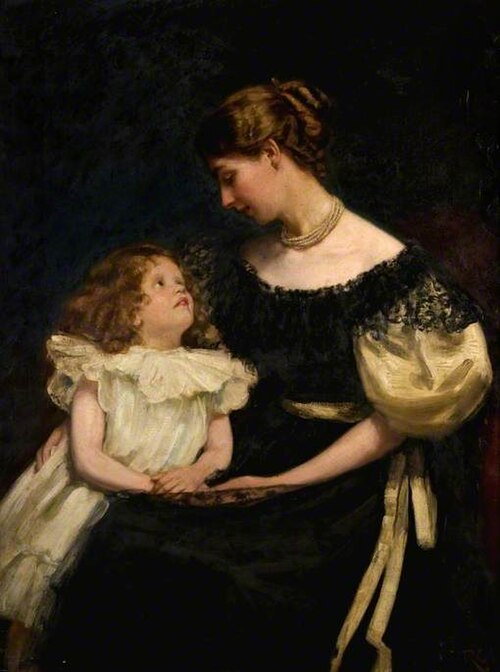 Woman and Child, 1896, Robert Cree Crawford