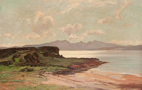 At Dun-a-Goil (Dunagoil) Bay, Bute, 1894, 1894, Robert Cree Crawford