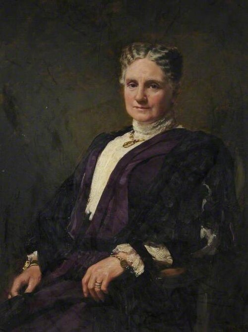 Portrait of a Lady in Purple, 1907, Robert Cree Crawford
