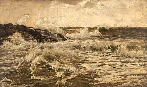Storm at Portincross, , Robert Cree Crawford