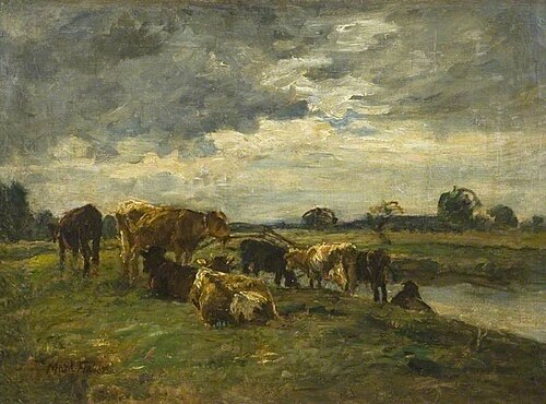 Cattle at Bourne End, , Mark Fisher