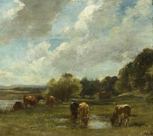 Cattle by the River, , Mark Fisher