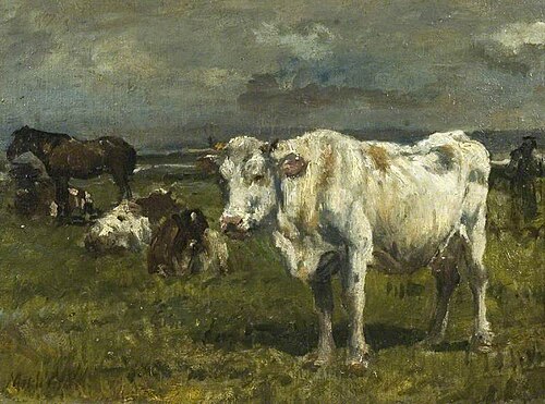 Cattle in a Landscape, , Mark Fisher