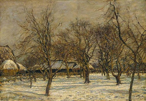 Snow Scene, 1894, Mark Fisher