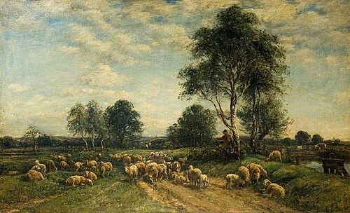 The Halt, 1880, Mark Fisher