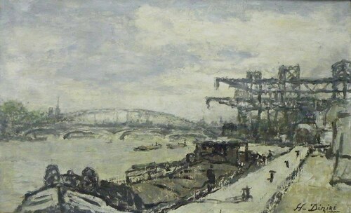 Quais de la Seine à Paris, 1940, Henry Déziré