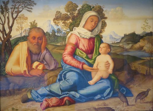 Le Repos pendant la fuite en Égypte, 1510, Vincenzo Catena