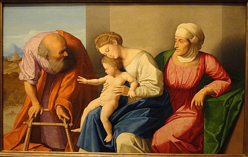 Holy Family with Saint Anne, 1515, Vincenzo Catena