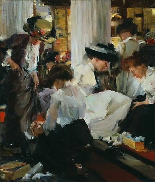 Shoe Shop, 1911, Elizabeth Sparhawk-Jones