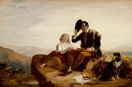 The Shepherd's Grace, 1835, William Allan