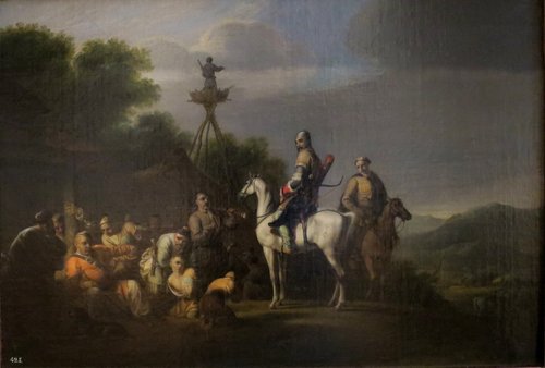 Frontier Guards (Circassian Prince on Horseback Selling Two Boys), 1814, William Allan