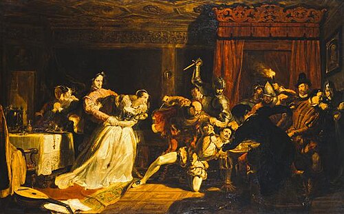 Le Meurtre de David Rizzio, 1833, William Allan