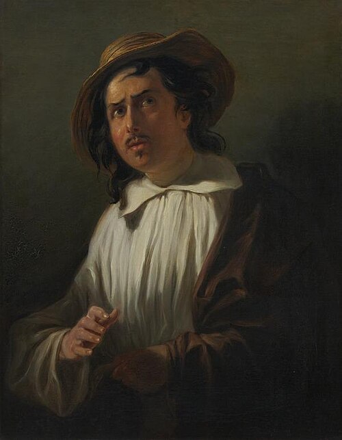 William Henry Murray, 1790 - 1852. Actor and manager of Theatre Royal, Edinburgh (As 'Paul Pry'; Cro, 1843, William Allan