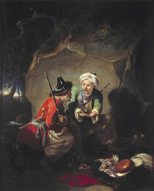 Tartar Robbers Dividing Spoil, 1817, William Allan