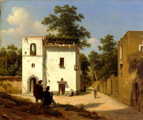 Sorrento en plein air, 1841, Thomas Fearnley
