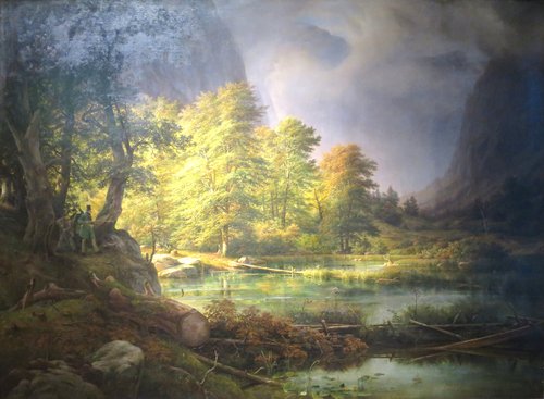 Hunting at Königsee, 1841, Thomas Fearnley