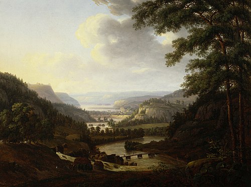 View over Tistedal, 1826, Thomas Fearnley