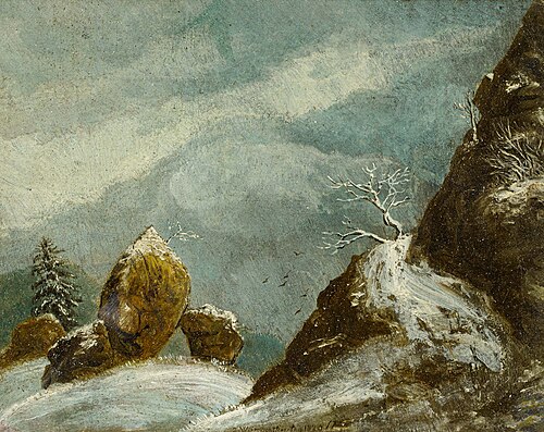 Winter landscape, 1829, Thomas Fearnley