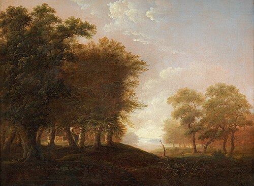 Landscape with houses, , Thomas Fearnley