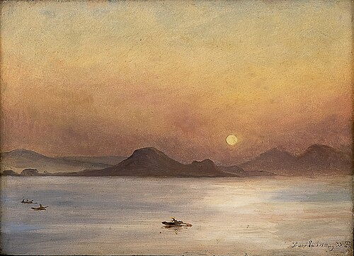 From Procida, 1833, Thomas Fearnley
