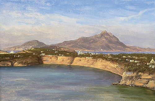 From Procida and Ischia with Mount Epomeo, 1833, Thomas Fearnley
