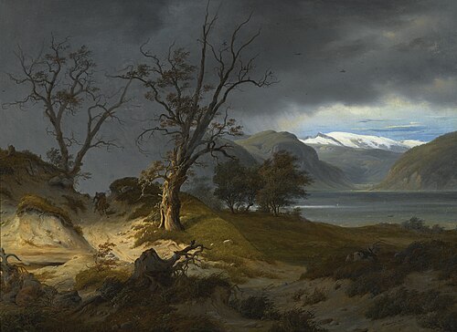 Rider in a Landscape, 1834, Thomas Fearnley