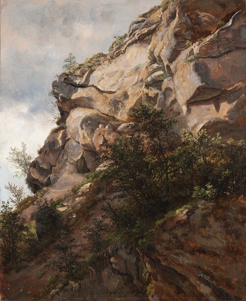 Rock at Berchtesgaden, 1900, Thomas Fearnley