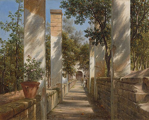 Pergola with Oranges, 1834, Thomas Fearnley