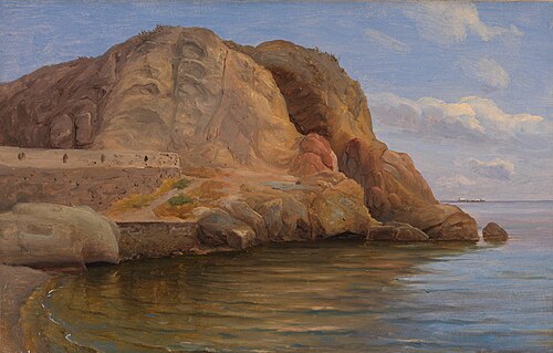 Coast scene, possibly Capri, 1833, Thomas Fearnley