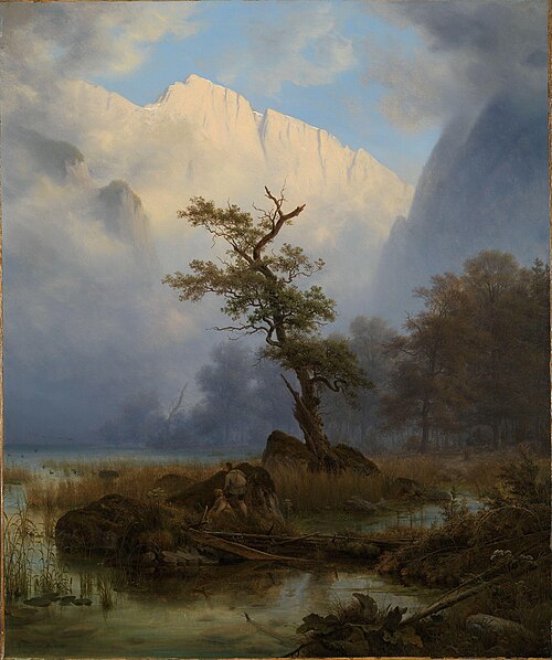 Duck-shooting an Autum Morning by Königssee, 1835, Thomas Fearnley