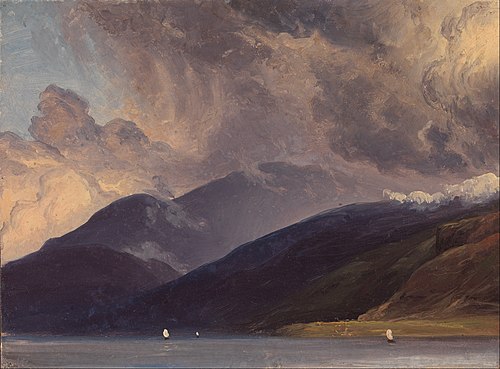 From Balestrand at the Sognefjord, 1839, Thomas Fearnley