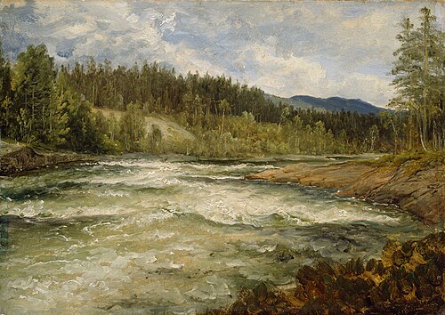 The Labro Falls, 1836, Thomas Fearnley