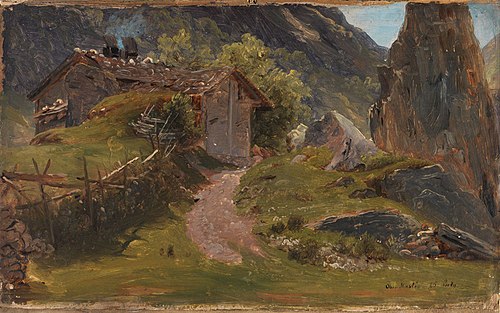 From Oberhasli in Switzerland, 1835, Thomas Fearnley