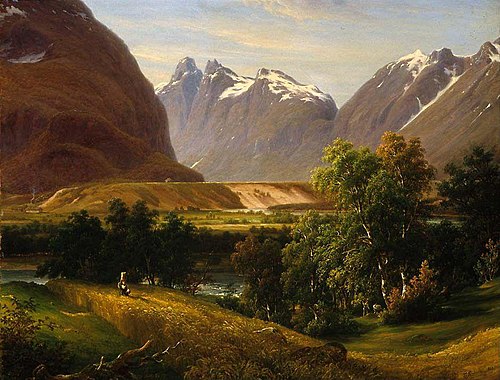 View from Romsdal, 1838, Thomas Fearnley