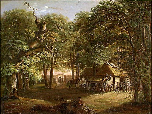 Cottage in the Wood, 1822, Thomas Fearnley